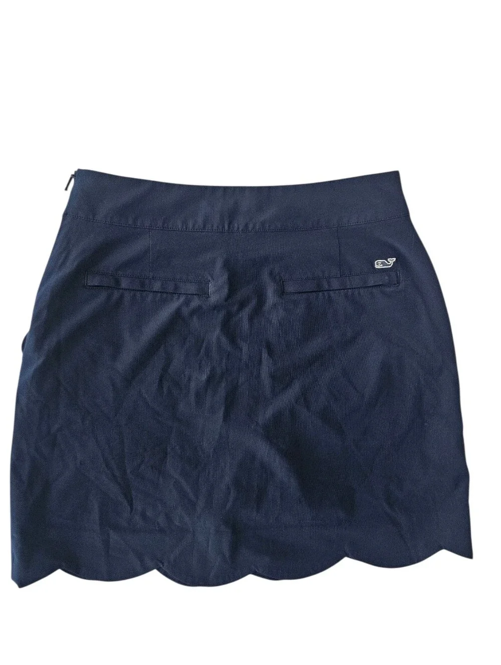 VINEYARD VINES Navy Blue Scallop Golf Tennis Skort Skirt | SZ 0